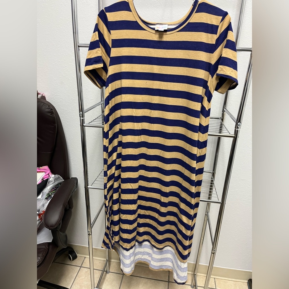 Lularoe stripped dress